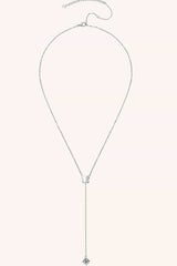 1 Carat Moissanite 925 Sterling Silver Necklace - Trendsi