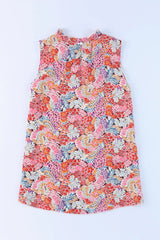 Floral Mock Neck Tank Top - Trendsi - Flyclothing LLC