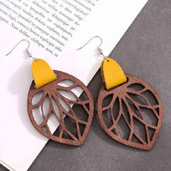 Leaf Drop Earrings - Trendsi
