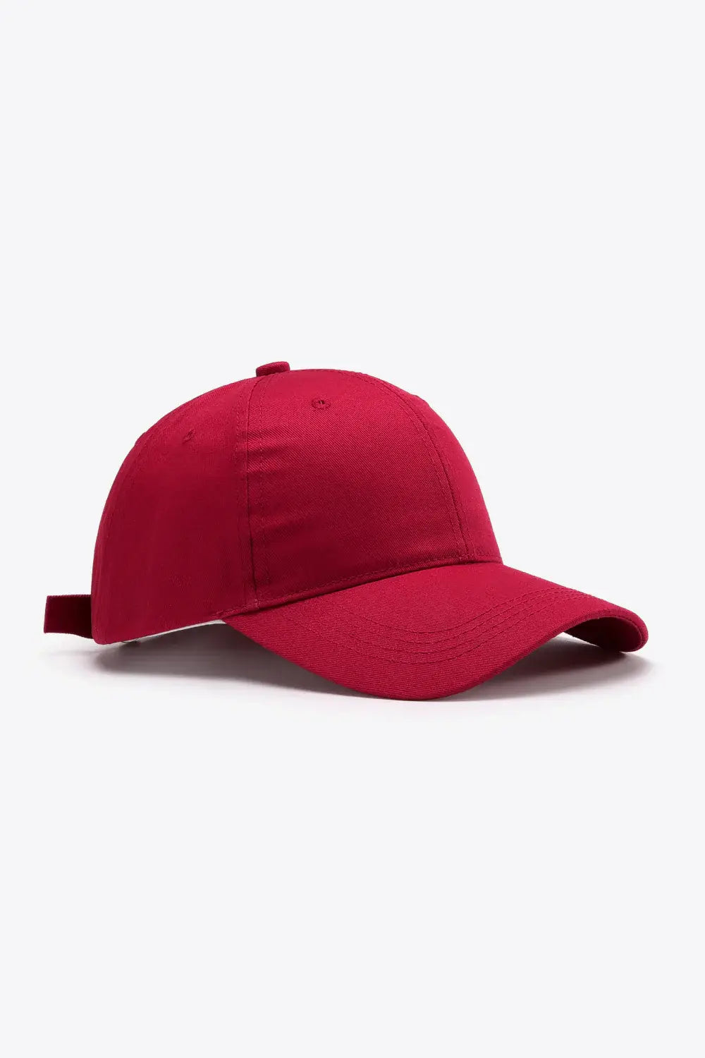 Plain Adjustable Cotton Baseball Cap - Trendsi - Flyclothing LLC