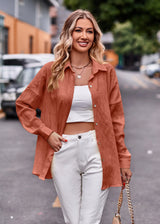 Dropped Shoulder Longline Shirt - Trendsi - Flyclothing LLC