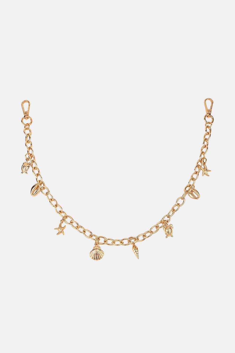 Sea Element Charm Iron Chain Belt - Trendsi