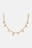 Sea Element Charm Iron Chain Belt - Trendsi