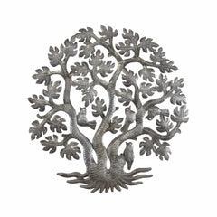 14 inch 3 Trunk Tree of Life Wall Art - Croix des Bouquets - Croix des Bouquets