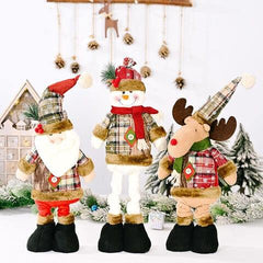 Christmas Telescopic Leg Doll - Trendsi