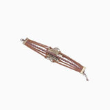 Alloy PU Leather Rope Bracelet - Trendsi - Flyclothing LLC