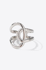 Modern Copper Open Ring - Trendsi