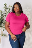 Basic Bae Full Size Round Neck Short Sleeve T-Shirt - Trendsi - Flyclothing LLC