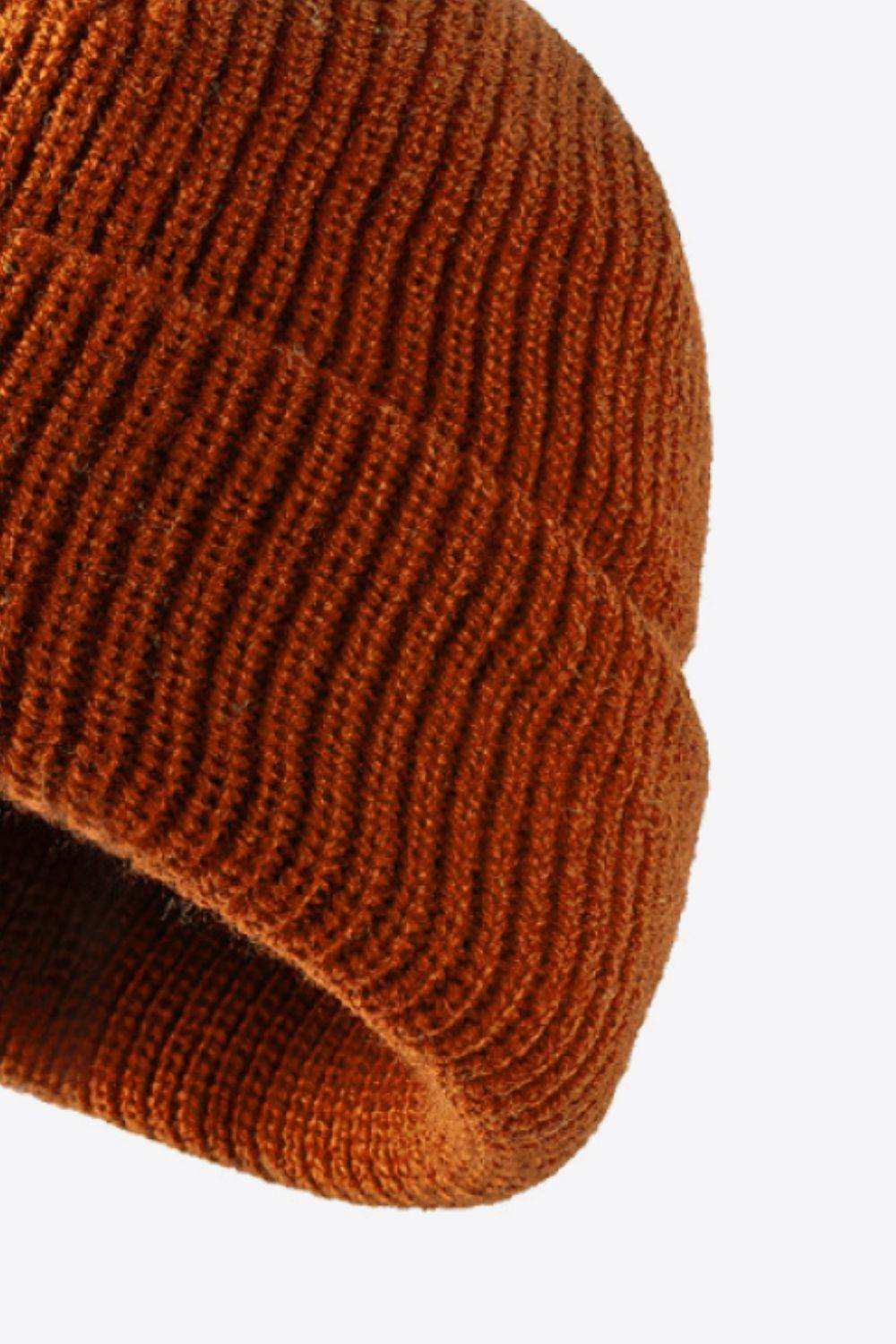 Calling For Winter Rib-Knit Beanie - Trendsi - Flyclothing LLC