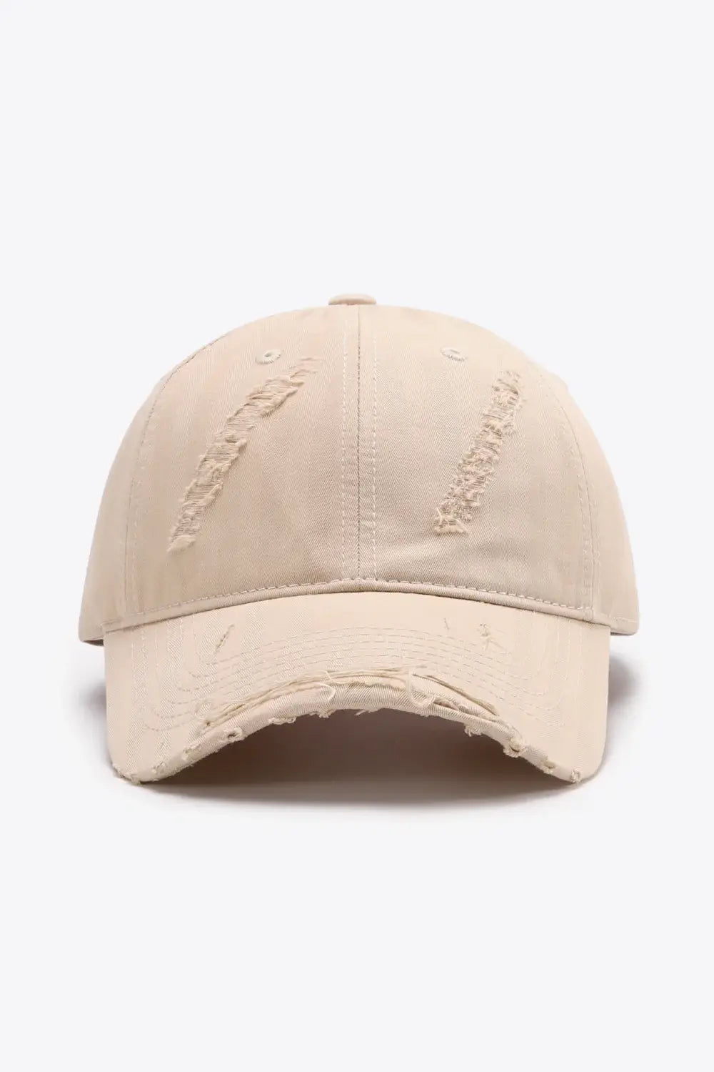 Distressed Adjustable Baseball Cap - Trendsi - Flyclothing LLC