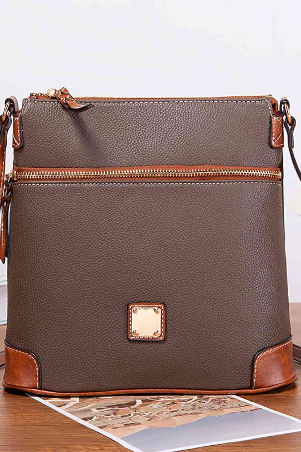 PU Leather Crossbody Bag - Trendsi - Flyclothing LLC