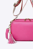 PU Leather Tassel Crossbody Bag - Trendsi - Flyclothing LLC