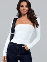 Cutout Raglan Sleeve Bolero and Tube Top - Trendsi - Flyclothing LLC