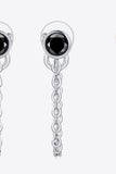 Inlaid Moissanite Chain Earrings - Trendsi