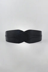 Elastic Wide PU Belt - Trendsi - Flyclothing LLC