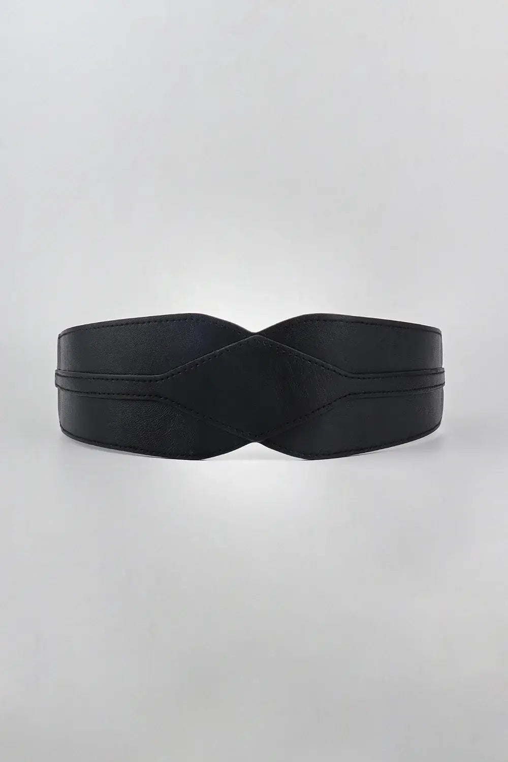 Elastic Wide PU Belt - Trendsi - Flyclothing LLC