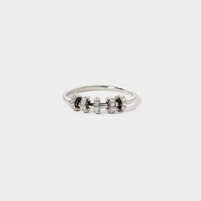 Inlaid Zircon 925 Sterling Silver Ring - Trendsi - Flyclothing LLC