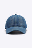 Distressed Adjustable Baseball Cap - Trendsi - Flyclothing LLC