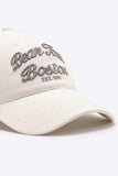 Embroidered Graphic Adjustable Baseball Cap - Trendsi - Flyclothing LLC
