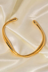 Stainless Steel Open Bracelet - Trendsi - Flyclothing LLC