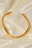 Stainless Steel Open Bracelet - Trendsi - Flyclothing LLC