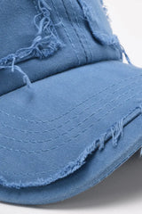Distressed Adjustable Baseball Cap - Trendsi - Flyclothing LLC
