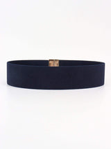 Alloy Buckle Elastic Belt - Trendsi - Flyclothing LLC