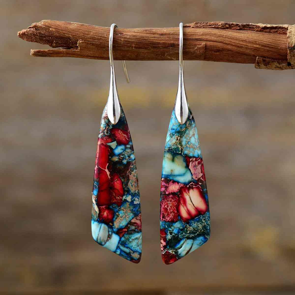 Geometrical Shape Dangle Earrings - Trendsi