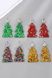 Christmas Tree Acrylic Earrings - Trendsi