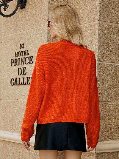 Dropped Shoulder Button Up Cardigan - Trendsi - Flyclothing LLC