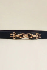 Alloy Buckle Elastic Belt - Trendsi - Flyclothing LLC