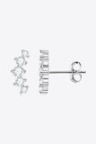 All You Need Moissanite Platinum-Plated Earrings - Trendsi