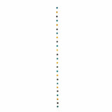 Hand Crafted Felt from Nepal: Pom Pom Garlands, Blue/Grey/Yellow - Global Groove Direct - Flyclothing LLC