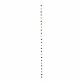 Hand Crafted Felt from Nepal: Pom Pom Garlands, Blue/Grey/Yellow - Global Groove Direct