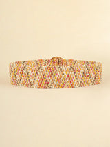 Multicolored Wide Belt - Trendsi - Flyclothing LLC