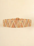 Multicolored Wide Belt - Trendsi