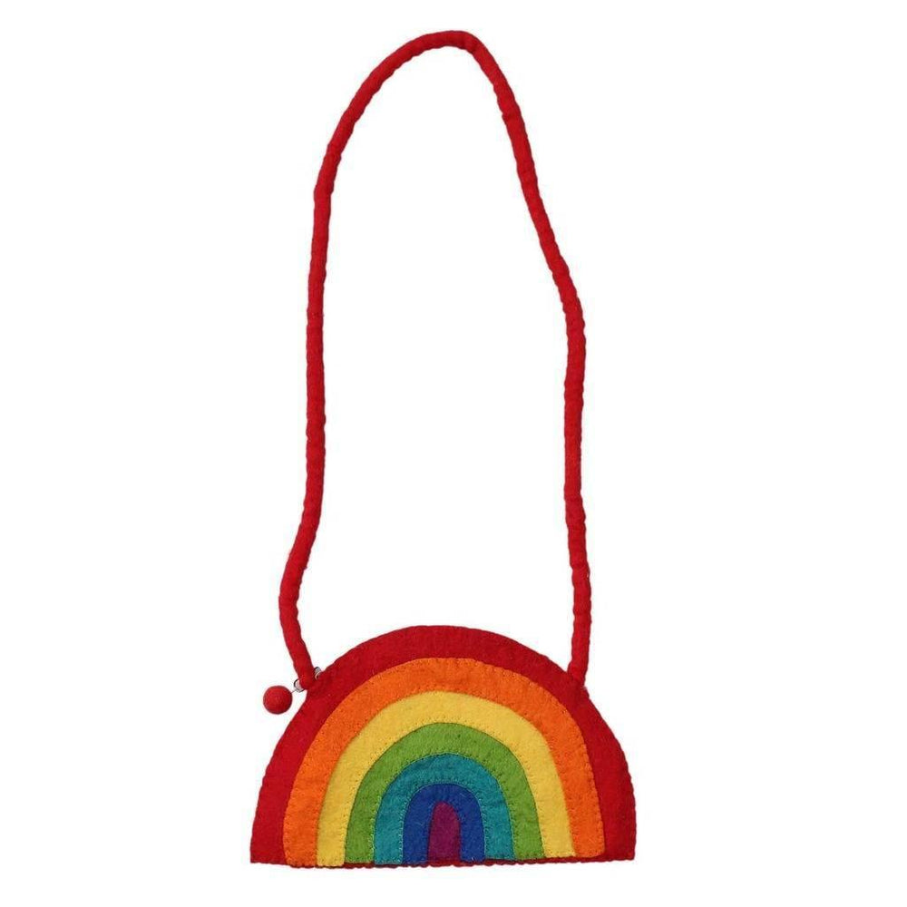 Felt Rainbow Shoulder Bag - Global Groove - Global Groove