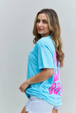 Sweet Claire "More Beach Days" Oversized Graphic T-Shirt - Trendsi