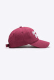 Embroidered Graphic Adjustable Baseball Cap - Trendsi - Flyclothing LLC