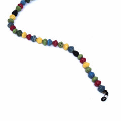 Face Mask/Eyeglass Paper Bead Chain, Colorful Round Beads - Creative Alternatives