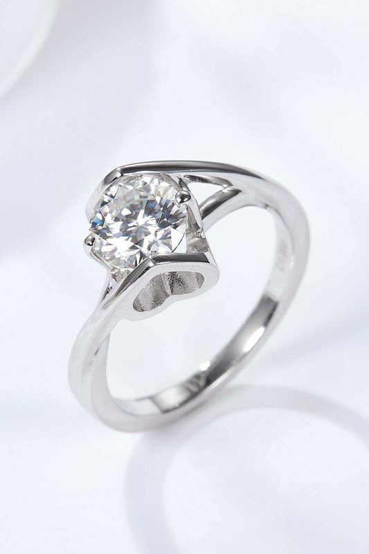 Get What You Need 1 Carat Moissanite Ring - Trendsi - Flyclothing LLC