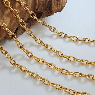 Titanium Steel Chain Necklace - Trendsi - Flyclothing LLC
