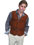 Scully Leather Brown Men's Mens Vest - Scully Leather