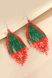 Christmas Beaded Earrings - Trendsi - Flyclothing LLC