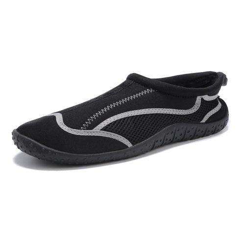 Tecs Men's Slip On Aquasock Black-Grey - Tecs - Flyclothing LLC
