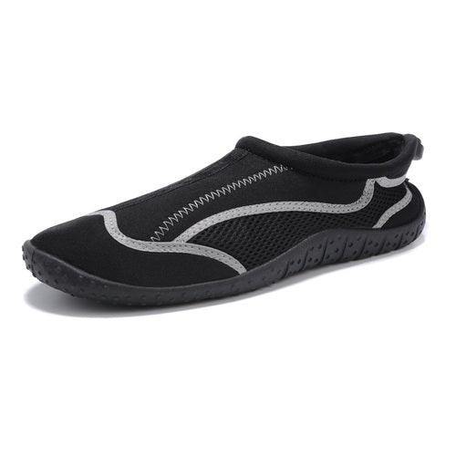 Tecs Men's Slip On Aquasock Black-Grey - Flyclothing LLC