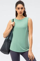 Cutout Reversible Active Tank - Trendsi - Flyclothing LLC