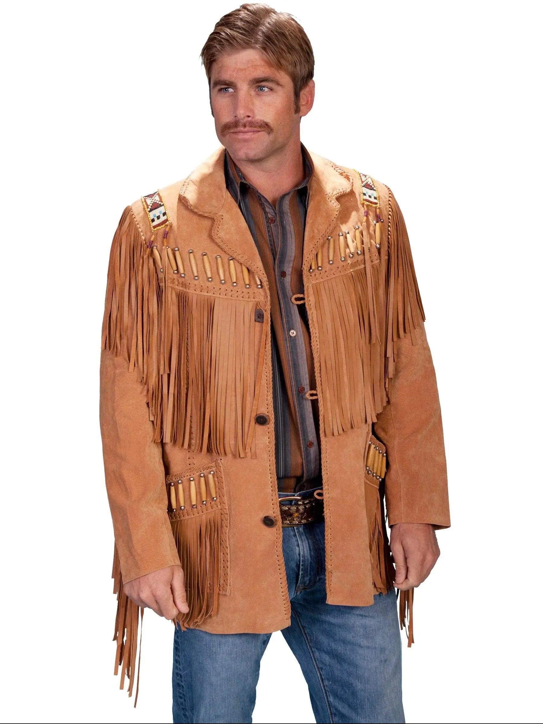 Scully BOURBON BOAR SUEDE MEN'S JACKET - Scully Leather - Flyclothing LLC