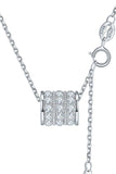Moissanite 925 Sterling Silver Necklace - Trendsi - Flyclothing LLC