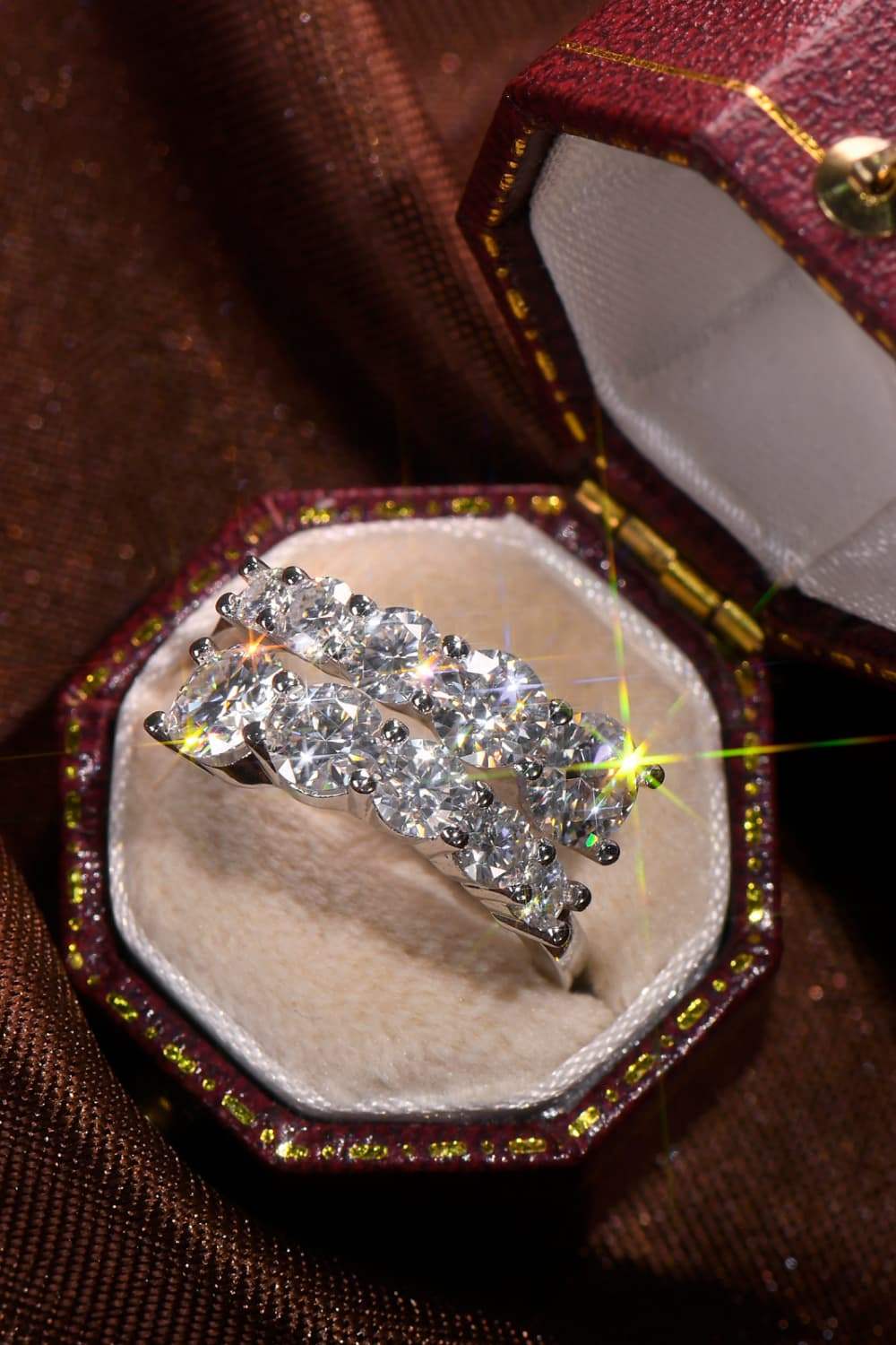 Moissanite 925 Sterling Silver Ring - Trendsi - Flyclothing LLC